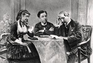 A família imperial francesa no exílio, Chislehurst, Kent, 1871-1873 de Unbekannt