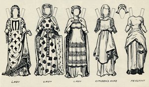A Galeria de Trajes Britânicos: Como os Ingleses se Vestiram no Tempo do Rei Johns, c1934 de Unbekannt