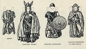 A Galeria de Trajes Britânicos: O Vestido dos Dinamarqueses e Mais tarde Anglo-Saxões, c1934 de Unbekannt
