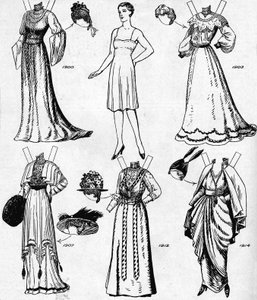 A Galeria de Trajes Históricos: Vestidos Usados Durante o Século XX, c1934 de Unbekannt