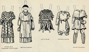 A Galeria de Trajes Históricos: Os Vestidos Usados nos Dias de Richard I, c1934 de Unbekannt