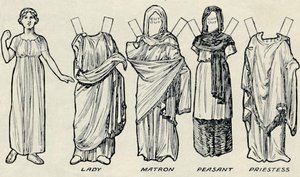 A Galeria de Trajes Históricos: O que os britânicos e romanos costumavam usar, c1934 de Unbekannt