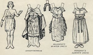 A Galeria de Trajes Históricos: O que os britânicos e romanos costumavam usar, c1934 de Unbekannt