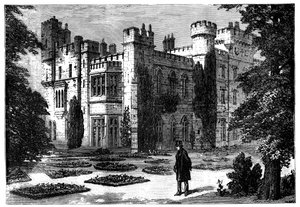 O Jardim, Castelo Hawarden, Flintshire, País de Gales, século XIX de Unbekannt