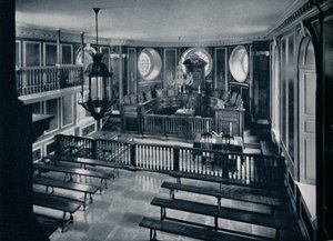 O Tribunal Geral no Capitólio de Williamsburg, c1938 de Unbekannt