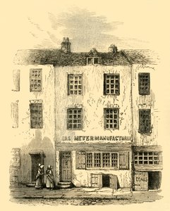 A casa dos fantasmas em Cock Lane, c1872. de Unbekannt