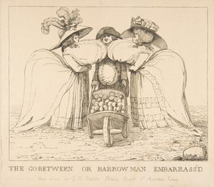 O homem intermediário ou o carrinho de mão embaraçado, 15 de maio de 1786. de Unbekannt