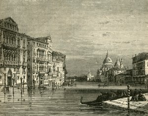 O Grande Canal, Veneza, 1890. de Unbekannt