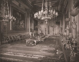 A grande sala de recepção, Castelo de Windsor, Berkshire, 1894. de Unbekannt
