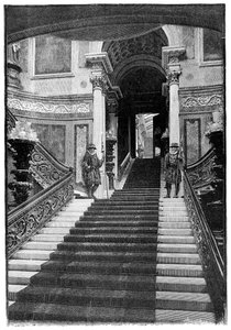 A Grande Escadaria, Palácio de Buckingham, Londres, 1900 de Unbekannt