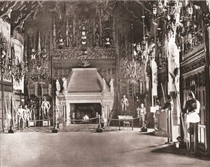 O Grande Salão, Castelo de Edimburgo, Edimburgo, Escócia, 1894. de Unbekannt