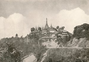 O Grande Pagode, Moulmein, 1900. de Unbekannt