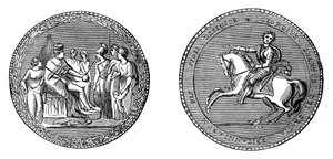 O Grande Selo do Rei Jorge IV, c1895 de Unbekannt
