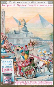 A Grande Esfinge de Gizé, Egito, c1890-1910 de Unbekannt