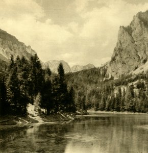 The Grüner See, Estíria, Áustria, c1935. de Unbekannt