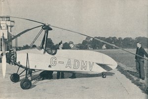 O Hafner Gyroplane, c1935 c1937 de Unbekannt