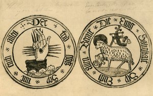 A Mão de Deus e Agnus Dei, 1915. de Unbekannt