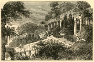 Os Jardins Suspensos da Antiga Babilônia, 1890. de Unbekannt
