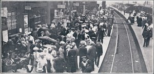 O êxodo de férias de Londres, 1906 de Unbekannt
