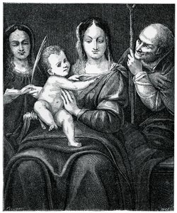 A Sagrada Família com Santa Catarina, 1769, 1870 de Unbekannt