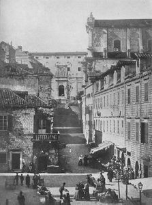 A Igreja dos Jesuítas e o Hospital Militar, Ragusa, 1913 de Unbekannt