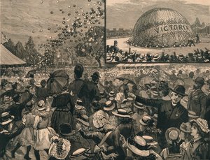 A Festa do Jubileu das Crianças das Escolas de Londres no Hyde Park, 1887. de Unbekannt