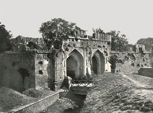 O portão da Caxemira, Deli, Índia, 1895. de Unbekannt