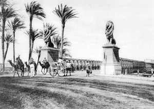 Ponte Kasr-El-Nile, Cairo, Egito, c1920s de Unbekannt