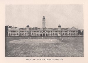 O Kuala Lumpur Cricket Ground, Malásia, 1912. de Unbekannt