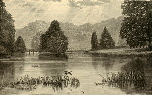 O lago, Blenheim, 1898. de Unbekannt