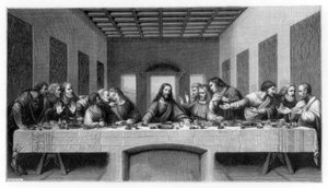 A Última Ceia, 1498 1870 de Unbekannt
