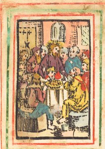 A Última Ceia, c. 14801500. de Unbekannt