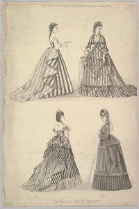 As últimas modas francesas de The Queen, The Ladys Newspaper e Court Chron ..., 7 de janeiro de 1871. de Unbekannt