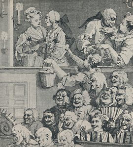 A platéia rindo, 1733, 1920 de Unbekannt
