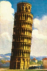 A torre inclinada de Pisa, c1928. de Unbekannt
