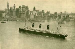 O Leviatã em Nova York, c1930. de Unbekannt