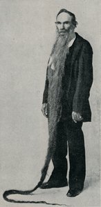 A barba mais longa já registrada, 1896, 1910 de Unbekannt