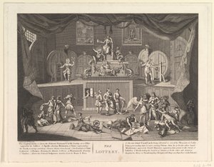 A loteria, [depois de 1724]. de Unbekannt