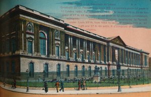 A colunata do Palácio do Louvre, Paris, c1920 de Unbekannt