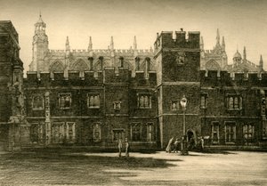 A escola mais baixa e a câmara longa, 1911. de Unbekannt