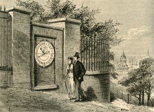 O relógio magnético, Observatório de Greenwich, c1840, c1878. de Unbekannt