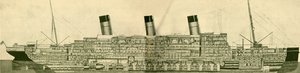 O Majestic 56.551 Toneladas Mostradas na Seção, c1930. de Unbekannt
