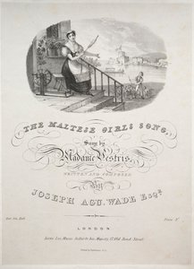 A música das meninas malteses, 1800s. de Unbekannt