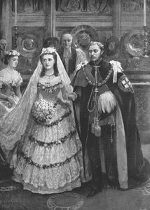 O casamento do príncipe de Gales com a princesa Alexandra da Dinamarca ..., Windsor, 1863, 1901. de Unbekannt