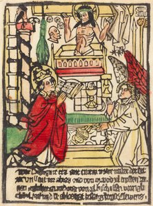 A Missa de São Gregório, c. 1470. de Unbekannt