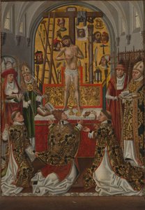 A Missa de São Gregório Magno, c. 1500. de Unbekannt