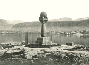 A Coluna Meridiana, Hammerfest, Noruega, 1895. de Unbekannt