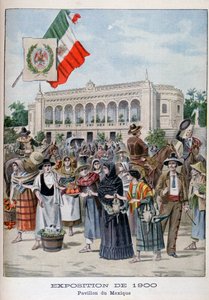 O pavilhão mexicano na Exposição Universal de 1900, Paris, 1900 de Unbekannt
