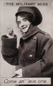 A senhorita militar - venha um av um., C1914 de Unbekannt