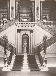 A escadaria da Biblioteca Nacional, 1914 de Unbekannt